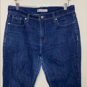 Levi’s 515 boot cut dark wash jeans 12L